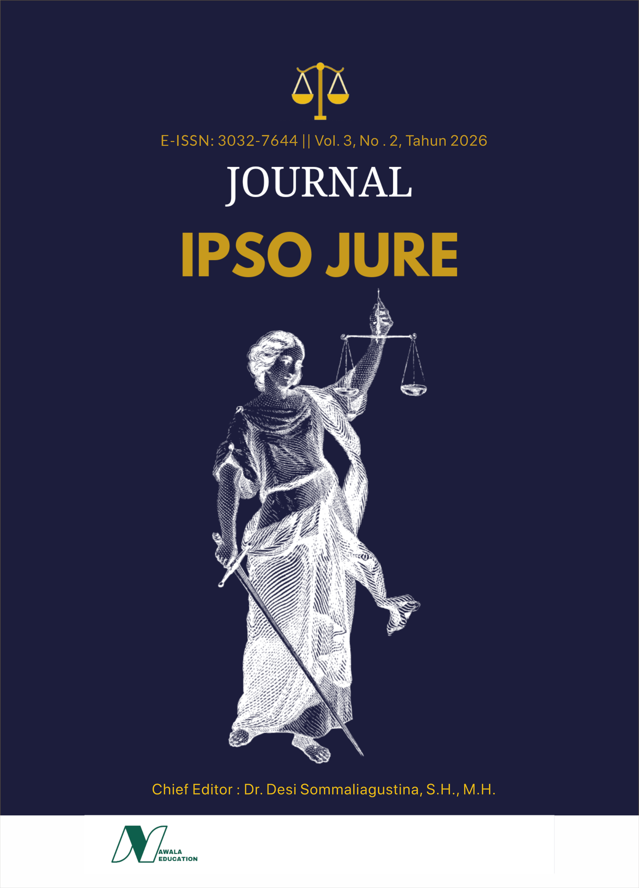 					View Vol. 3 No. 8 (2026): Ipso Jure - September
				