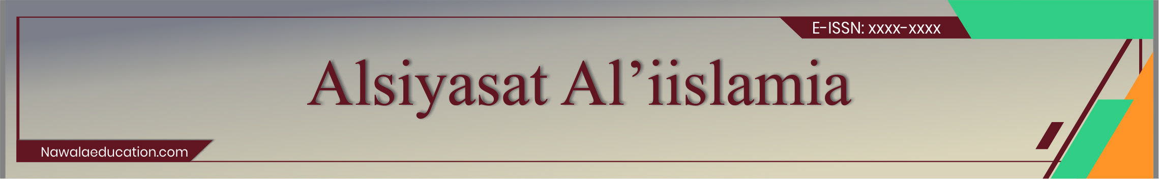 Alsiyasat Al'iislamia 